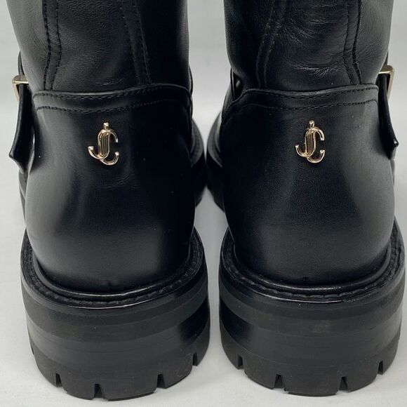 Jimmy Choo Double Buckle Moto Boots size 36 - Picture 9 of 15